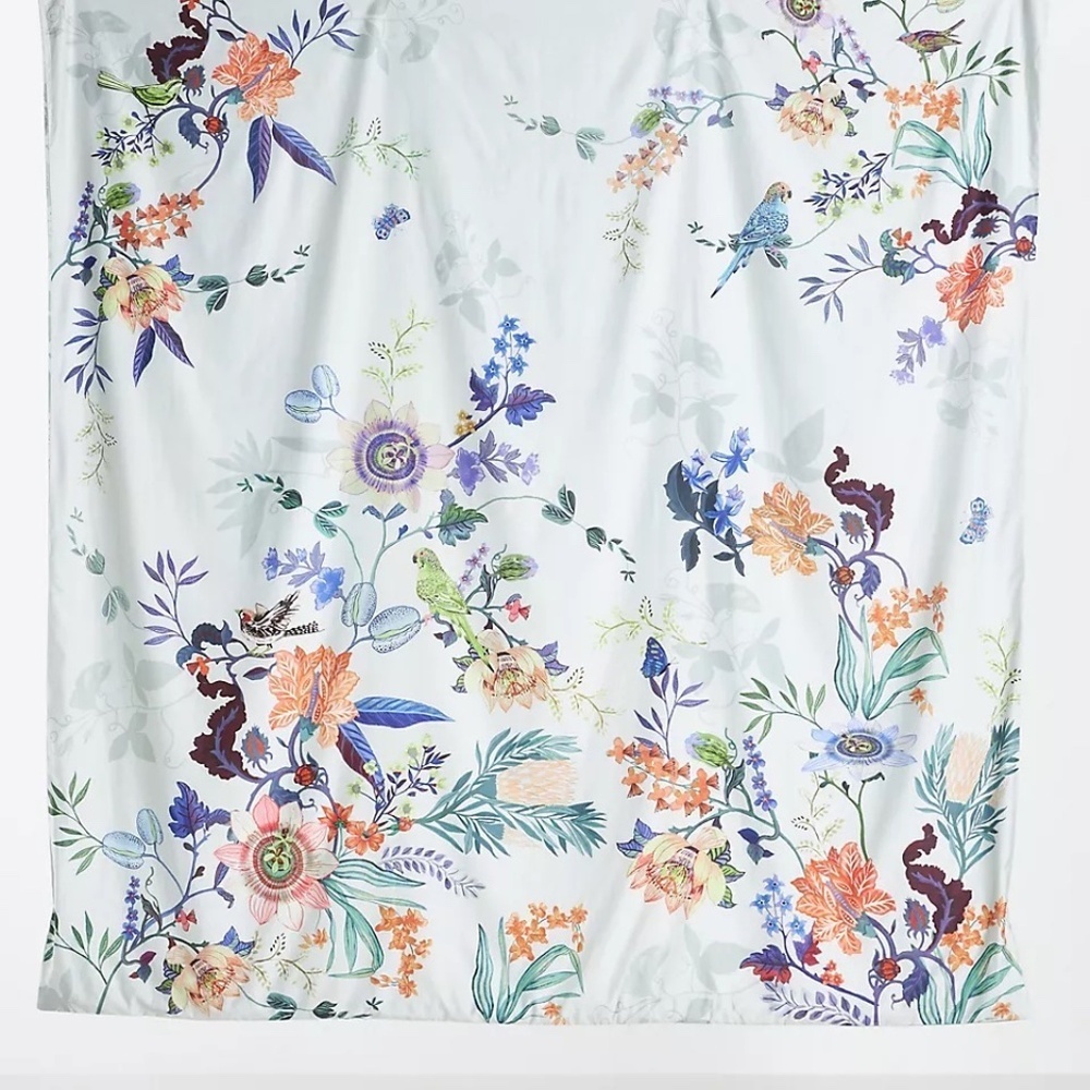 NWT Anthropologie Waverly Sateen Duvet Cover King - Picture 3 of 4